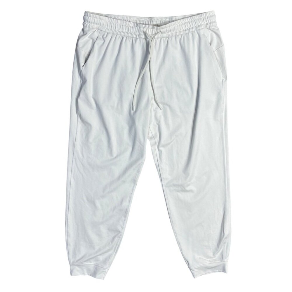 Lululemon High Rise Jogger Cream Size 10 Pull-On Elastic Soft Jersey